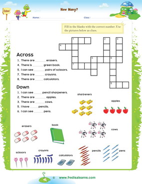 Countable-Uncountable Nouns Crossword Puzzle